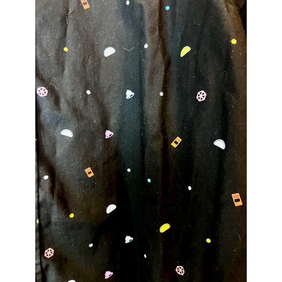 Taco Bell 2X Graphic Print Button up Mens Shirt Hawaiian Sauce Packets Bells+ - Picture 3 of 7